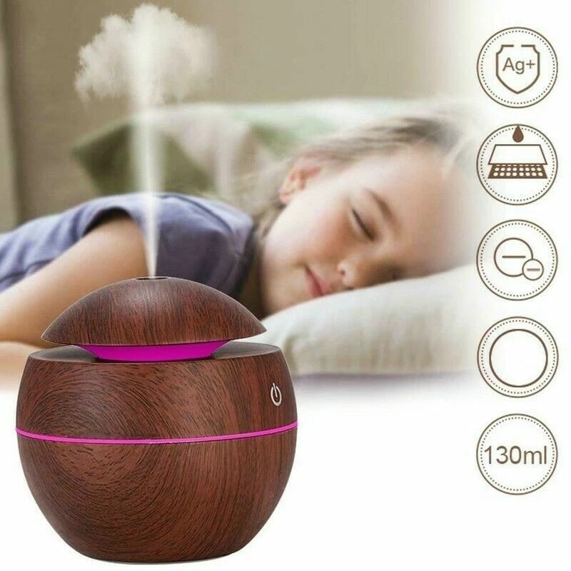 Premium Wood Grain Aromatherapy Diffuser