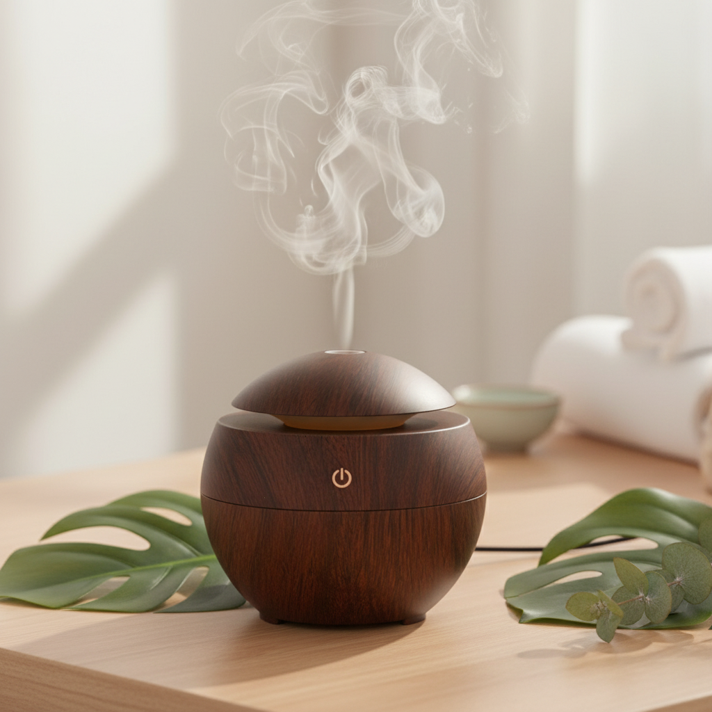 Wood Grain Aromatherapy Diffuser